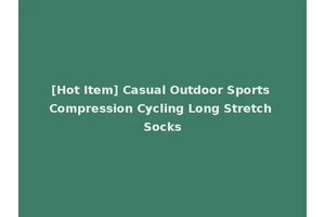 [Hot Item] Casual Outdoor Sports Compression Cycling Long Stretch Socks