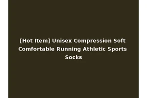 [Hot Item] Unisex Compression Soft Comfortable Running Athletic Sports Socks