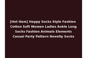 [Hot Item] Happy Socks Style Fashion Cotton Soft Women Ladies Ankle Long Socks Fashion Animals Elements Casual Party Pattern Novelty Socks