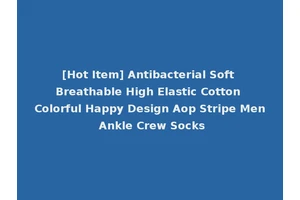 [Hot Item] Antibacterial Soft Breathable High Elastic Cotton Colorful Happy Design Aop Stripe Men Ankle Crew Socks