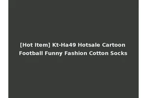 [Hot Item] Kt-Ha49 Hotsale Cartoon Football Funny Fashion Cotton Socks