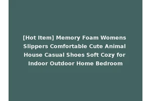 [Hot Item] Memory Foam Womens Slippers Comfortable Cute Animal House Casual Shoes Soft Cozy for Indoor Outdoor Home Bedroom