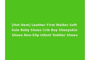 [Hot Item] Leather First Walker Soft Sole Baby Shoes Crib Boy Sheepskin Shoes Non-Slip Infant Toddler Shoes