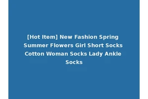 [Hot Item] New Fashion Spring Summer Flowers Girl Short Socks Cotton Woman Socks Lady Ankle Socks