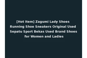 [Hot Item] Zagumi Lady Shoes Running Shoe Sneakers Original Used Sepatu Sport Bekas Used Brand Shoes for Women and Ladies