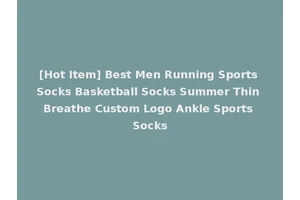 [Hot Item] Best Men Running Sports Socks Basketball Socks Summer Thin Breathe Custom Logo Ankle Sports Socks