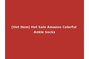 [Hot Item] Hot Sale Amazon Colorful Ankle Socks
