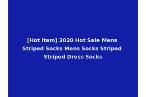 [Hot Item] 2020 Hot Sale Mens Striped Socks Mens Socks Striped Striped Dress Socks