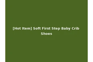 [Hot Item] Soft First Step Baby Crib Shoes