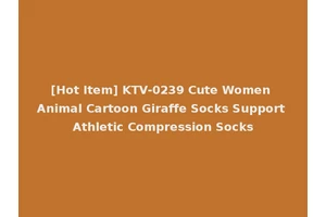 [Hot Item] KTV-0239 Cute Women Animal Cartoon Giraffe Socks Support Athletic Compression Socks