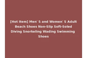 [Hot Item] Men′ S and Women′ S Adult Beach Shoes Non-Slip Soft-Soled Diving Snorkeling Wading Swimming Shoes