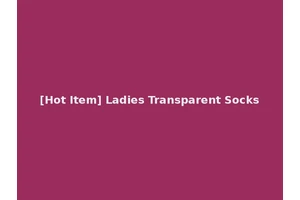 [Hot Item] Ladies Transparent Socks