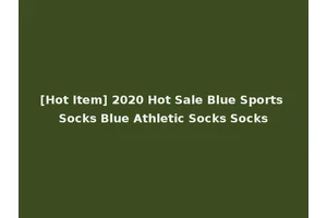 [Hot Item] 2020 Hot Sale Blue Sports Socks Blue Athletic Socks Socks