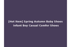 [Hot Item] Spring Autumn Baby Shoes Infant Boy Casual Comfor Shoes