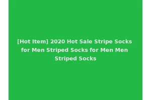 [Hot Item] 2020 Hot Sale Stripe Socks for Men Striped Socks for Men Men Striped Socks