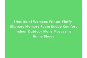 [Hot Item] Womens Winter Fluffy Slippers Memory Foam Suede Comfort Indoor Outdoor Mens Moccasins Home Shoes