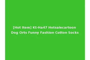[Hot Item] Kt-Ha47 Hotsalecartoon Dog Orts Funny Fashion Cotton Socks