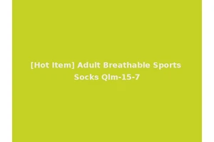 [Hot Item] Adult Breathable Sports Socks Qlm-15-7