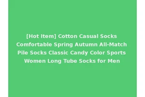 [Hot Item] Cotton Casual Socks Comfortable Spring Autumn All-Match Pile Socks Classic Candy Color Sports Women Long Tube Socks for Men