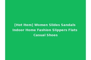 [Hot Item] Women Slides Sandals Indoor Home Fashion Slippers Flats Casual Shoes