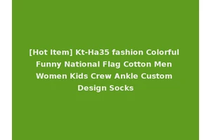 [Hot Item] Kt-Ha35 fashion Colorful Funny National Flag Cotton Men Women Kids Crew Ankle Custom Design Socks