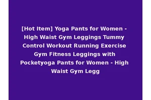 [Hot Item] Yoga Pants for Women - High Waist Gym Leggings Tummy Control Workout Running Exercise Gym Fitness Leggings with Pocketyoga Pants for Women - High Waist Gym Legg