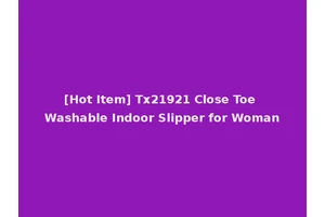 [Hot Item] Tx21921 Close Toe Washable Indoor Slipper for Woman