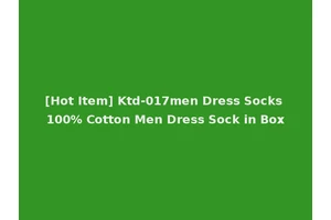 [Hot Item] Ktd-017men Dress Socks 100% Cotton Men Dress Sock in Box