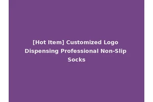 [Hot Item] Customized Logo Dispensing Professional Non-Slip Socks