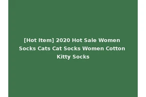 [Hot Item] 2020 Hot Sale Women Socks Cats Cat Socks Women Cotton Kitty Socks