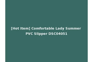 [Hot Item] Comfortable Lady Summer PVC Slipper DSC04051