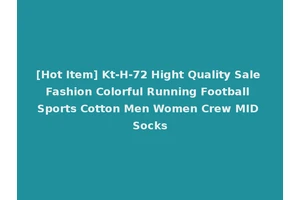 [Hot Item] Kt-H-72 Hight Quality Sale Fashion Colorful Running Football Sports Cotton Men Women Crew MID Socks
