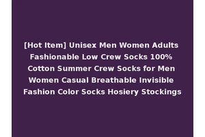 [Hot Item] Unisex Men Women Adults Fashionable Low Crew Socks 100% Cotton Summer Crew Socks for Men Women Casual Breathable Invisible Fashion Color Socks Hosiery Stockings
