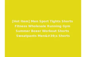 [Hot Item] Men Sport Tights Shorts Fitness Wholesale Running Gym Summer Boxer Workout Shorts Sweatpants Men's Shorts
