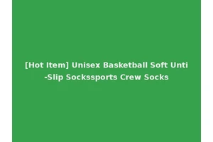 [Hot Item] Unisex Basketball Soft Unti-Slip Sockssports Crew Socks