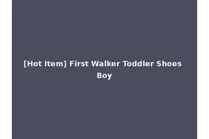 [Hot Item] First Walker Toddler Shoes Boy