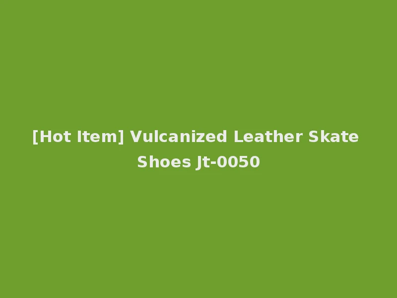 [Hot Item] Vulcanized Leather Skate Shoes Jt-0050