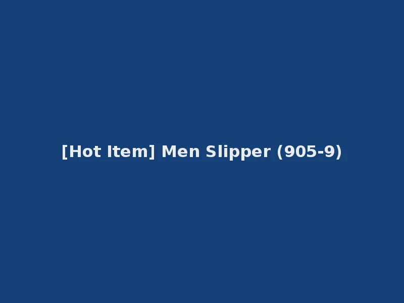 [Hot Item] Men Slipper (905-9)