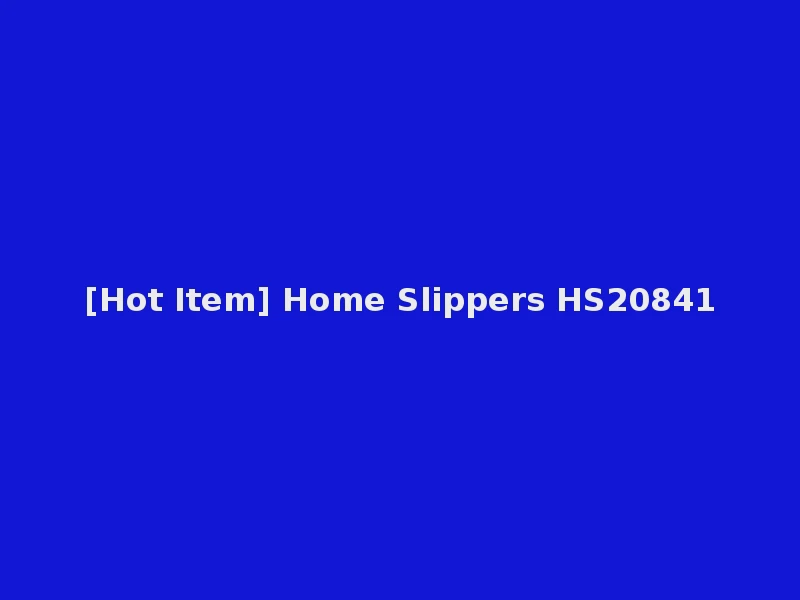 [Hot Item] Home Slippers HS20841