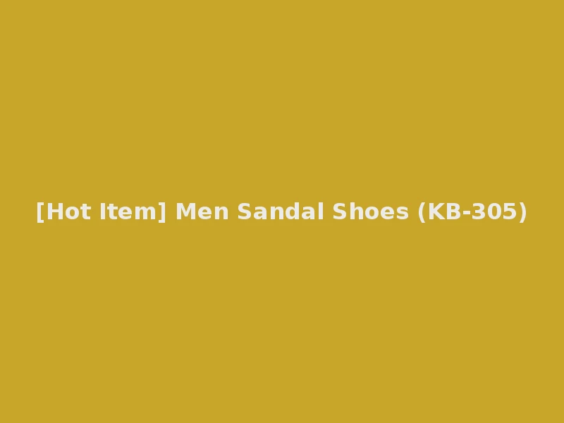 [Hot Item] Men Sandal Shoes (KB-305)