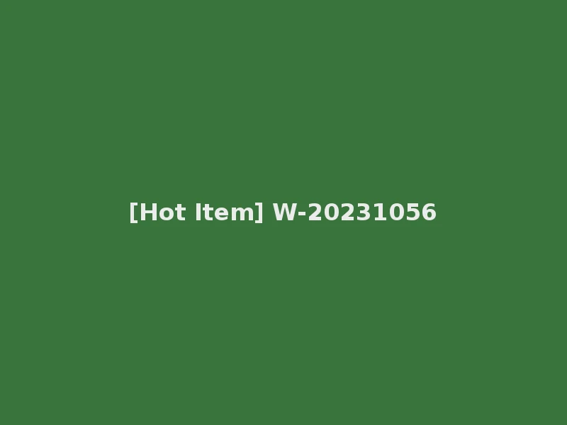 [Hot Item] W-20231056