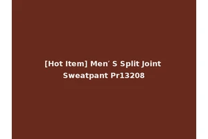 [Hot Item] Men′ S Split Joint Sweatpant Pr13208