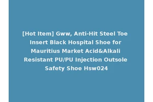 [Hot Item] Gww, Anti-Hit Steel Toe Insert Black Hospital Shoe for Mauritius Market Acid&Alkali Resistant PU/PU Injection Outsole Safety Shoe Hsw024