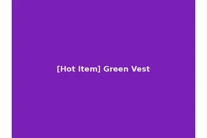 [Hot Item] Green Vest