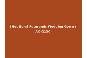 [Hot Item] Futuramic Wedding Gown (AO-2130)