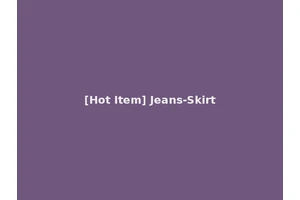 [Hot Item] Jeans-Skirt
