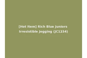 [Hot Item] Rich Blue Juniors Irresistible Jegging (JC1234)