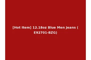 [Hot Item] 12.18oz Blue Men Jeans (E92701-BZG)