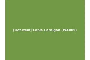 [Hot Item] Cable Cardigan (WA005)