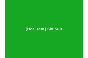 [Hot Item] Ski Suit